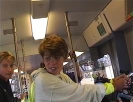 A snapshot taken from a small section of surviving master footage for this day on the train from Glasgow Queen Street to Balloch Central